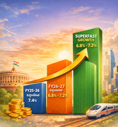 भारत की GDP विकास दर अनुमान 2026-27