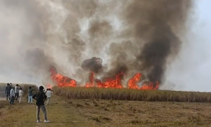 Kushinagar Sugarcane Fire Damage 2026