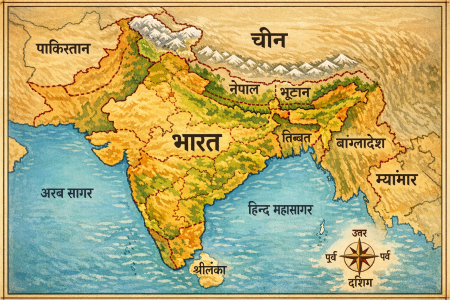 भारत का मानचित्र