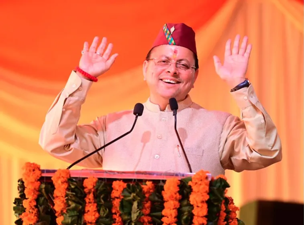 नयार घाटी एडवेंचर फेस्टिवल 2026 के उद्घाटन समारोह में सीएम पुष्कर सिंह धामी।