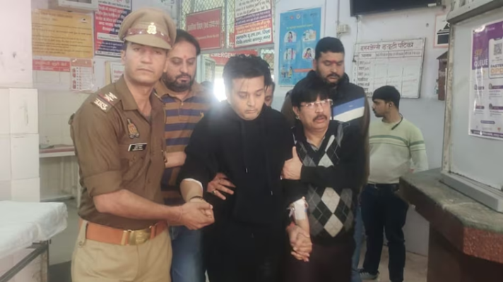 कानपुर लेम्बोर्गिनी हादसा आरोपी शिवम मिश्रा पुलिस हिरासत में