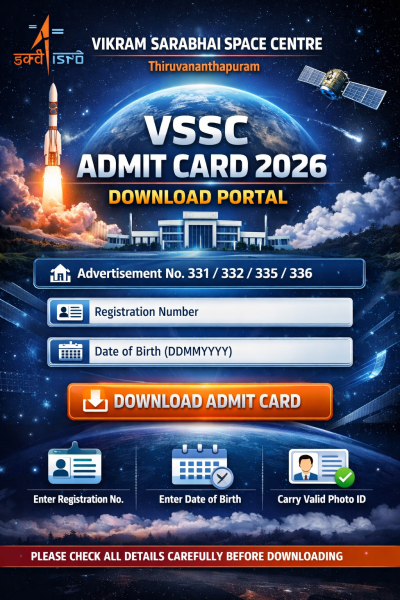 ISRO VSSC Admit Card 2026 Download Portal