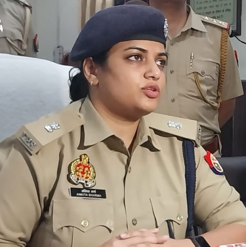 बदायूं की नई एसएसपी अंकिता शर्मा की फाइल फोटो।