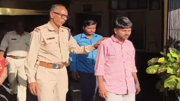 खरगोन पुलिस द्वारा गिरफ्तार आरोपी