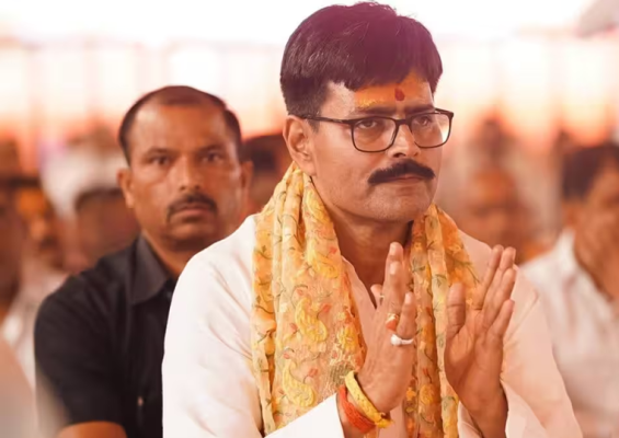 बाजारखाला हत्याकांड में रिहा विधायक अभय सिंह।