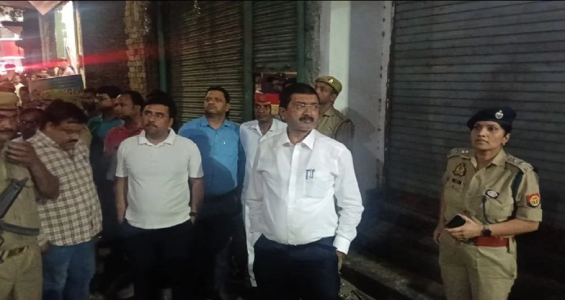 डीएम-एसपी ने किया घटनास्थल का निरीक्षण, अधिकारियों में मचा हड़कंप