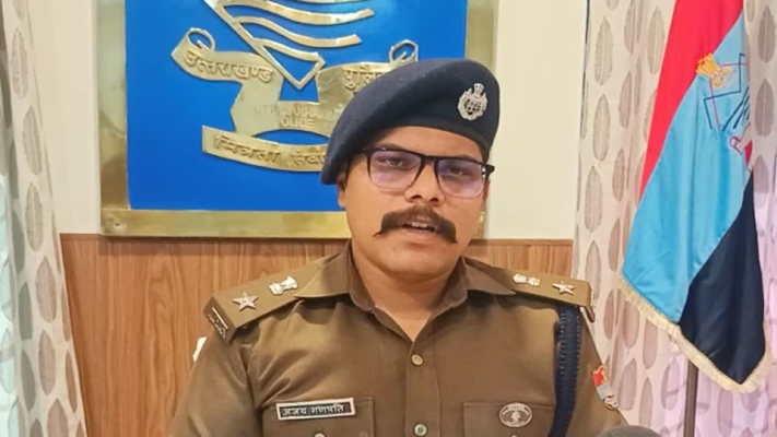 एसएसपी अजय गणपति उधम सिंह नगर का चित्र।