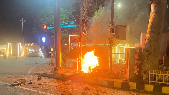 जालंधर बीएसएफ मुख्यालय के बाहर हुआ धमाका