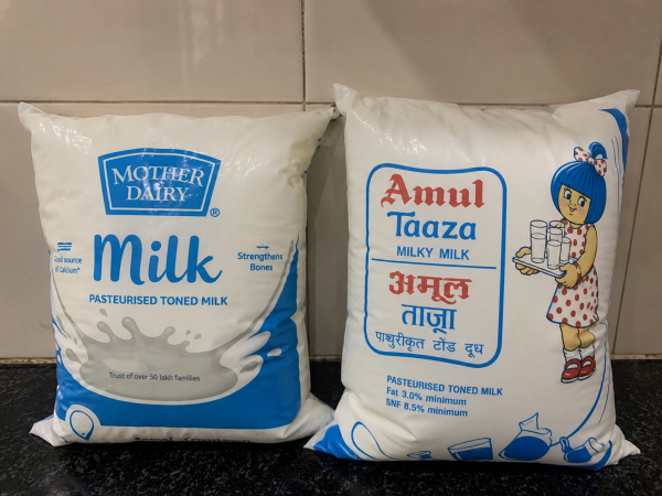 photo of mother dairy Milk & Amul Milk