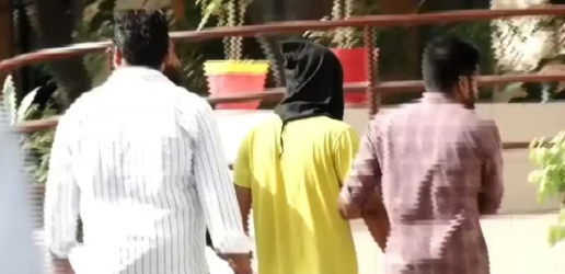 भोपाल काजी कैंप इलाका जहां से एटीएस ने संदिग्ध मोहम्मद फराज को गिरफ्तार किया।