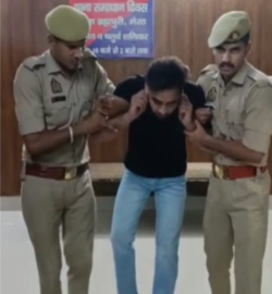 मेरठ पुलिस की गिरफ्त में भड़काऊ रील बनाने वाला आरोपी अमन उर्फ प्रिंस
