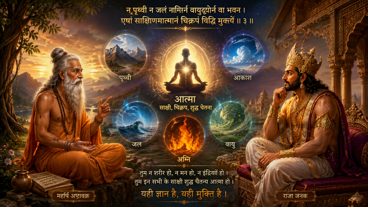 अष्टावक्र गीता प्रथम अध्याय तीसरा श्लोक: जानिए ‘साक्षी&hellip;