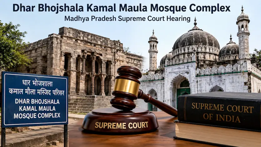 Dhar Bhojshala Kamal Maula Mosque complex Madhya Pradesh Supreme Court hearing site