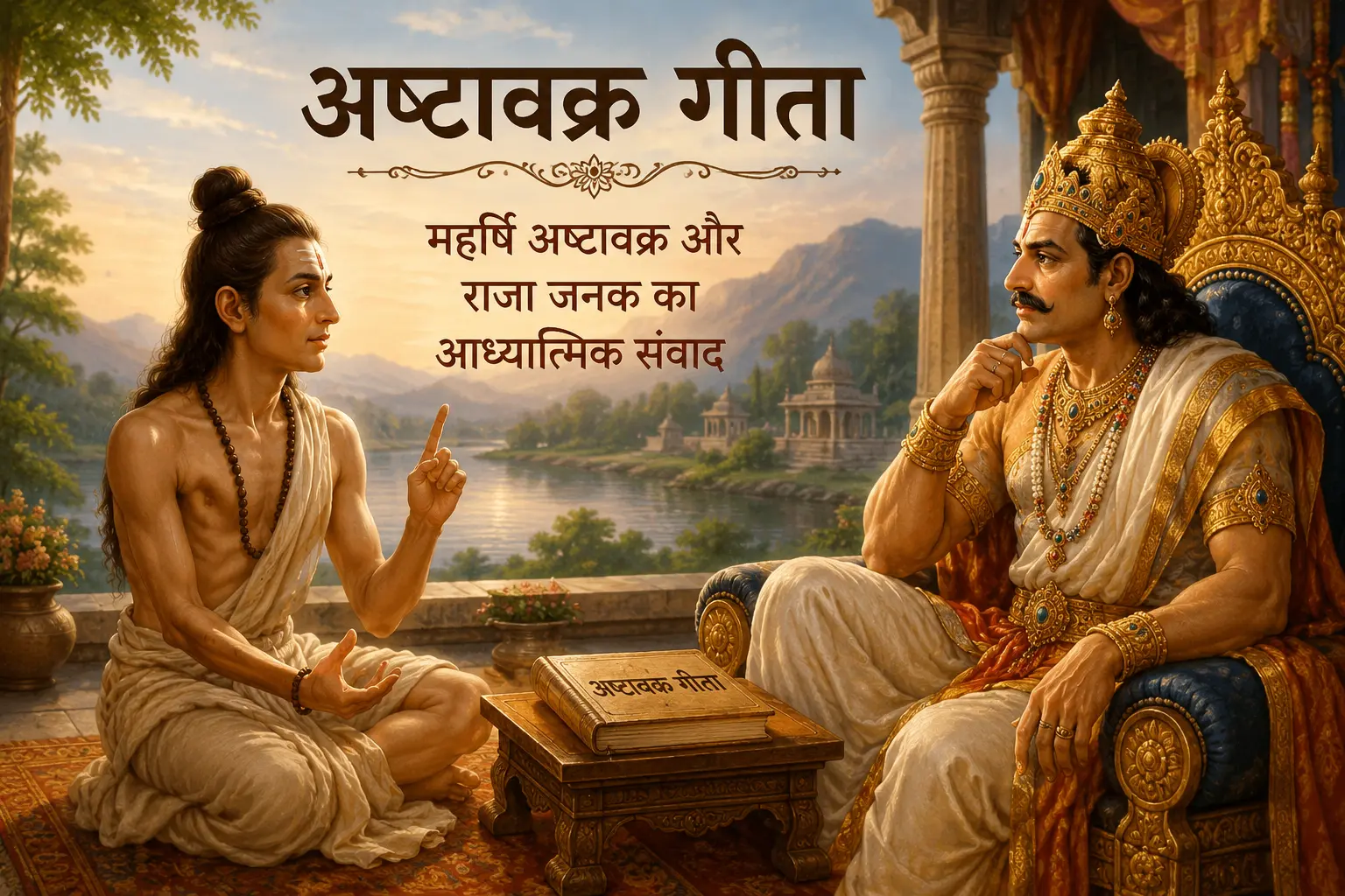 महर्षि अष्टावक्र और राजा जनक का आध्यात्मिक संवाद अष्टावक्र गीता