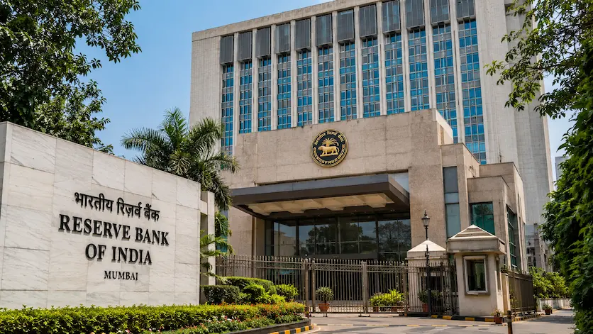 Reserve Bank of India Mumbai headquarters building exterior view